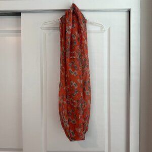 Eddie Bauer Infinity Scarf Excellent Condition Orange
